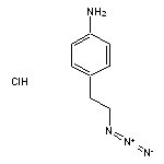 4-(2-azidoethyl)aniline hydrochloride