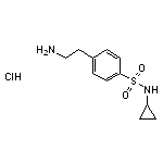 4-(2-aminoethyl)-N-cyclopropylbenzene-1-sulfonamide hydrochloride