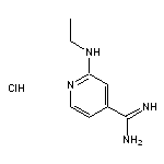 2-(ethylamino)pyridine-4-carboximidamide hydrochloride