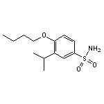 4-butoxy-3-(propan-2-yl)benzene-1-sulfonamide