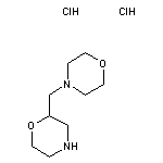 2-(morpholin-4-ylmethyl)morpholine dihydrochloride