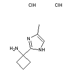 1-(4-methyl-1H-imidazol-2-yl)cyclobutan-1-amine dihydrochloride