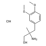 2-amino-3-(3,4-dimethoxyphenyl)-2-methylpropan-1-ol hydrochloride