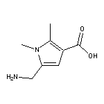 5-(aminomethyl)-1,2-dimethyl-1H-pyrrole-3-carboxylic acid