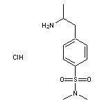 4-(2-aminopropyl)-N,N-dimethylbenzene-1-sulfonamide hydrochloride