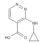 3-(cyclopropylamino)pyridazine-4-carboxylic acid