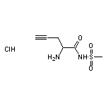 2-amino-N-methanesulfonylpent-4-ynamide hydrochloride