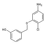 3-(5-amino-2-chlorophenoxymethyl)phenol