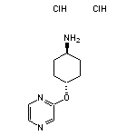 (1r,4r)-4-(pyrazin-2-yloxy)cyclohexan-1-amine dihydrochloride