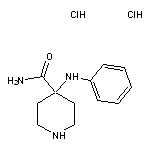 4-(phenylamino)piperidine-4-carboxamide dihydrochloride