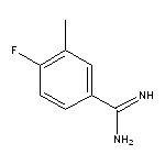 4-fluoro-3-methylbenzene-1-carboximidamide