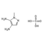 1-methyl-1H-pyrazole-4,5-diamine, sulfuric acid