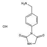 3-[4-(aminomethyl)phenyl]imidazolidine-2,4-dione hydrochloride