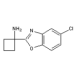 1-(5-chloro-1,3-benzoxazol-2-yl)cyclobutan-1-amine