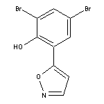 2,4-dibromo-6-(1,2-oxazol-5-yl)phenol