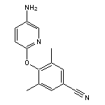 4-[(5-aminopyridin-2-yl)oxy]-3,5-dimethylbenzonitrile