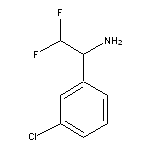 1-(3-chlorophenyl)-2,2-difluoroethan-1-amine