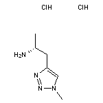 (2R)-1-(1-methyl-1H-1,2,3-triazol-4-yl)propan-2-amine dihydrochloride