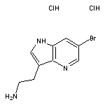 2-{6-bromo-1H-pyrrolo[3,2-b]pyridin-3-yl}ethan-1-amine dihydrochloride