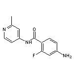 4-amino-2-fluoro-N-(2-methylpyridin-4-yl)benzamide