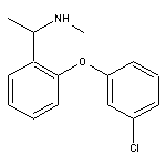 {1-[2-(3-chlorophenoxy)phenyl]ethyl}(methyl)amine