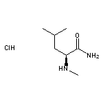 (2S)-4-methyl-2-(methylamino)pentanamide hydrochloride