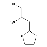 2-amino-3-(1,3-dioxolan-2-yl)propan-1-ol