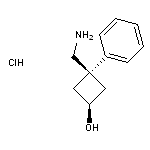 (1s,3s)-3-(aminomethyl)-3-phenylcyclobutan-1-ol hydrochloride