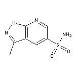 3-methyl-[1,2]oxazolo[5,4-b]pyridine-5-sulfonamide