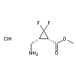 rac-methyl (1S,3R)-3-(aminomethyl)-2,2-difluorocyclopropane-1-carboxylate hydrochloride