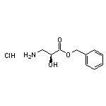 benzyl (2S)-3-amino-2-hydroxypropanoate hydrochloride