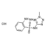 2-hydrazinyl-N-(2-methyl-2H-1,2,3,4-tetrazol-5-yl)benzene-1-sulfonamide hydrochloride