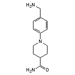 1-[4-(aminomethyl)phenyl]piperidine-4-carboxamide