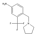 4-(pyrrolidin-1-ylmethyl)-3-(trifluoromethyl)aniline