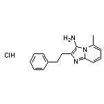 5-methyl-2-(2-phenylethyl)imidazo[1,2-a]pyridin-3-amine hydrochloride