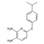 6-[4-(propan-2-yl)phenoxy]pyridine-2,3-diamine