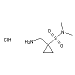 1-(aminomethyl)-N,N-dimethylcyclopropane-1-sulfonamide hydrochloride