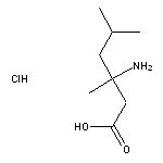 3-amino-3,5-dimethylhexanoic acid hydrochloride