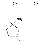 1,3-dimethylpyrrolidin-3-amine dihydrochloride