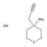 4-(prop-2-yn-1-yl)oxan-4-amine hydrochloride