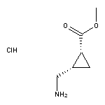 rac-methyl (1R,2S)-2-(aminomethyl)cyclopropane-1-carboxylate hydrochloride