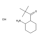 1-(2-aminocyclohexyl)-2,2-dimethylpropan-1-one hydrochloride