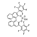 (11bR)-4-Hydroxy-2,6-bis(perfluorophenyl)dinaphtho[2,1-d:1’,2’-f][1,3,2]dioxaphosphepine 4-Oxide