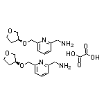 (S)-6-[[(3-Tetrahydrofuranyl)oxy]methyl]pyridine-2-methanamine Hemioxalate