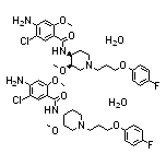 4-Amino-5-chloro-N-[(3R,4S)-rel-1-[3-(4-fluorophenoxy)propyl]-3-methoxy-4-piperidinyl]-2-methoxybenzamide Hydrate