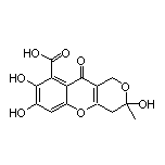 3,7,8-Trihydroxy-3-methyl-10-oxo-1,3,4,10-tetrahydropyrano[4,3-b]chromene-9-carboxylic Acid