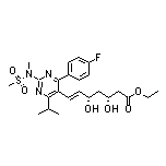 Ethyl (3R,5S,E)-7-[4-(4-Fluorophenyl)-6-isopropyl-2-(N-methylmethylsulfonamido)-5-pyrimidinyl]-3,5-dihydroxy-6-heptenoate
