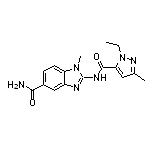 2-(1-Ethyl-3-methyl-1H-pyrazole-5-carboxamido)-1-methyl-1H-benzimidazole-5-carboxamide