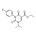 Ethyl 3-(4-Fluorophenyl)-1-isopropyl-2,4-dioxo-1,2,3,4-tetrahydropyrimidine-5-carboxylate