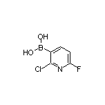 2-Chloro-6-fluoropyridine-3-boronic Acid
